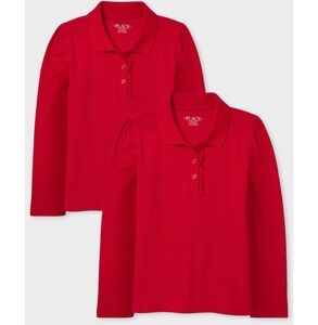 The Children's Place Vibrant Red Polo Shirt